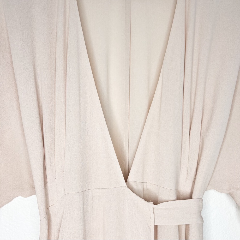Reformation Winslow Wrap Blush/Nude/Cream Maxi Dress - Picture 12 of 12